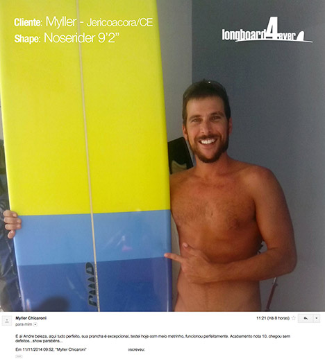Lonboard Surf Noserider Prancha